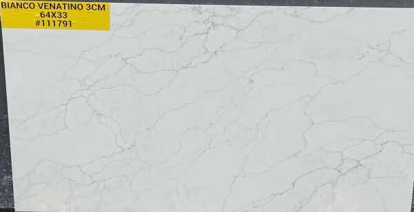 Alleanza Quartz Bianco Venatino 64x33 (3 CM)